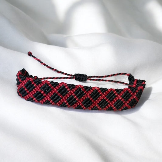 Diamond weave bracelet