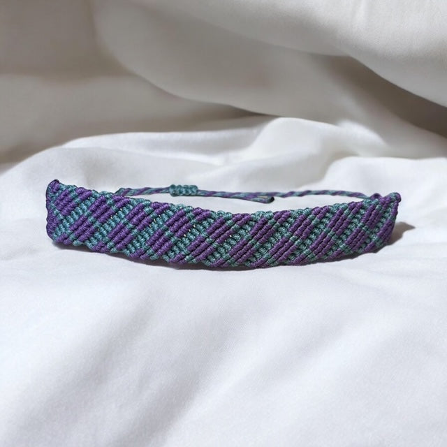 Diamond weave bracelet