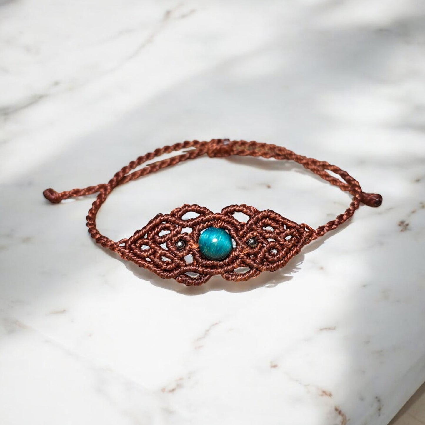 Blue Tigers Eye Bracelet